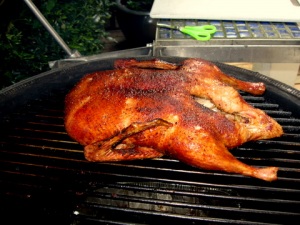 How to cook duck on a gas grill